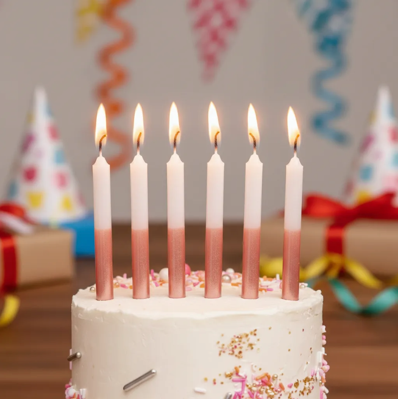 VELAS BICOLOR C/6