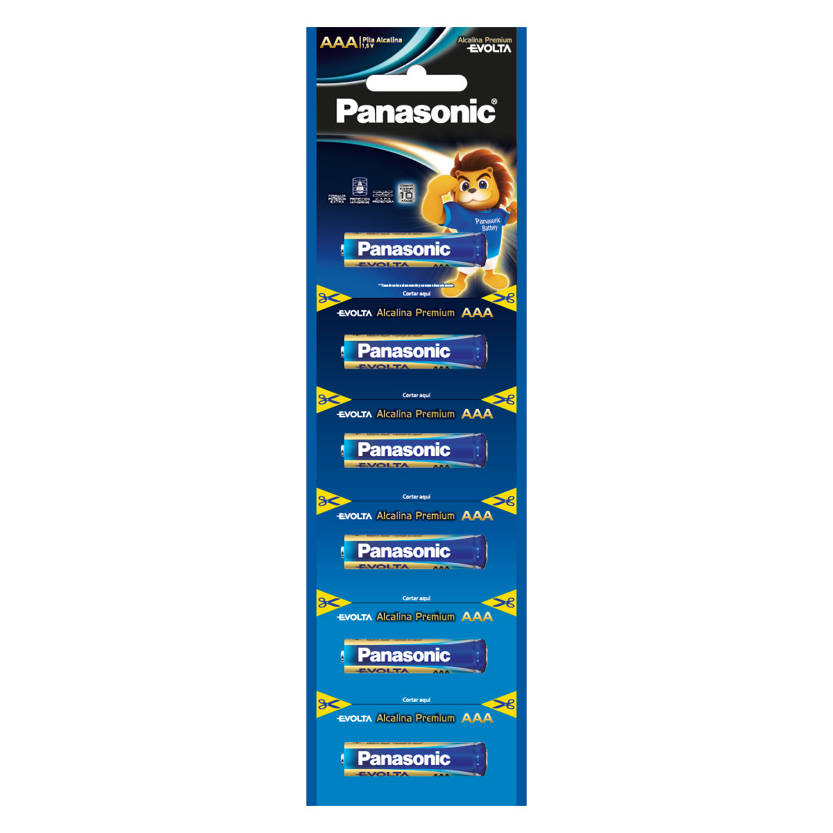 Pilas Panasonic Evolta AAA Alcalinas | 12 Blíster de 6 PZS