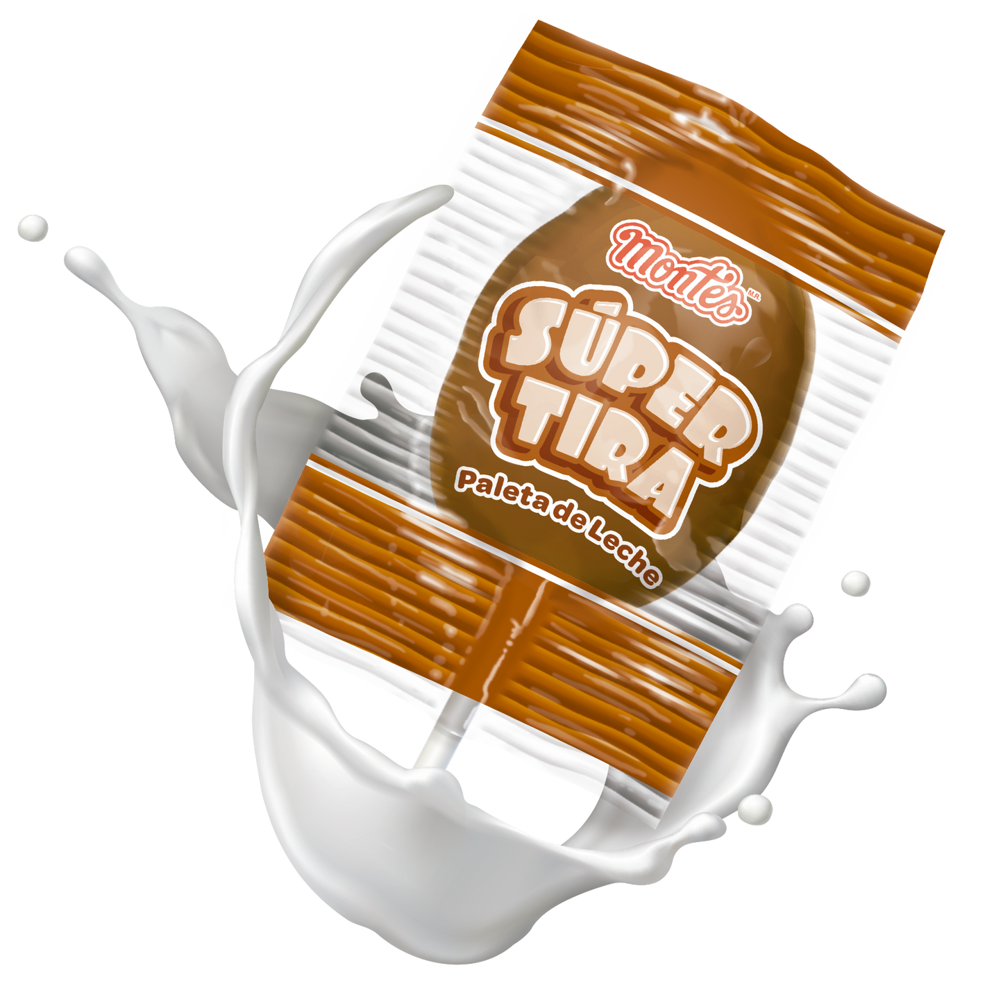 PALETA SUPER TIRA 10 PZS DULCES MONTES