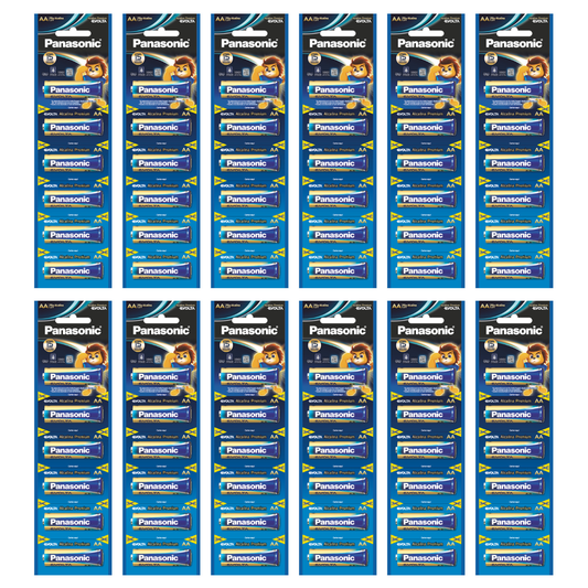Pilas Panasonic Evolta AA Alcalinas | 12 Blíster de 6 PZS