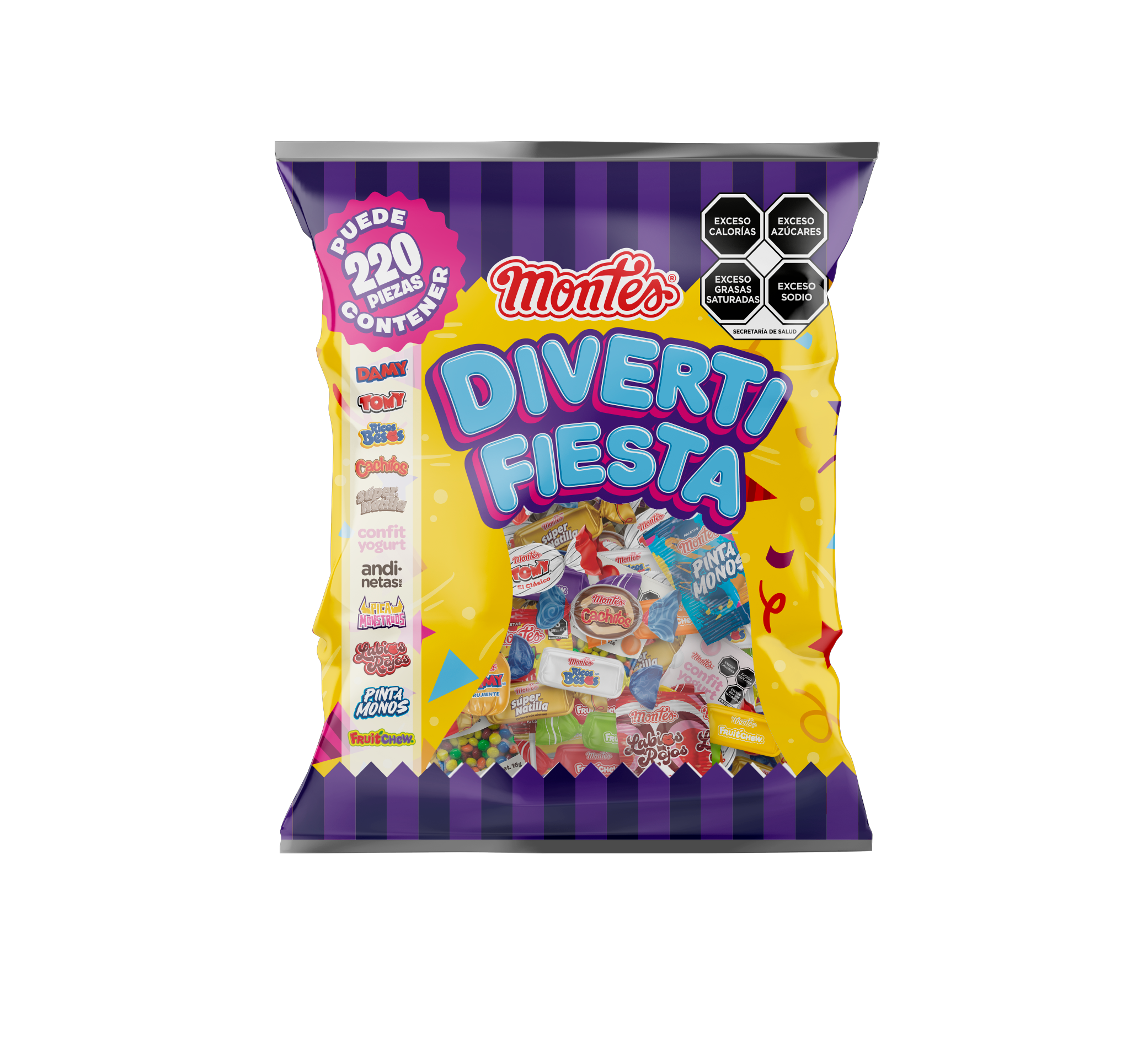 DIVERTIFIESTA 220 PZS DULCES MONTES