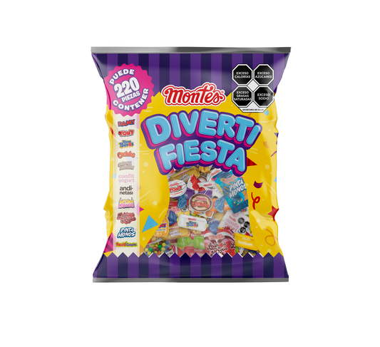 DIVERTIFIESTA 220 PZS DULCES MONTES