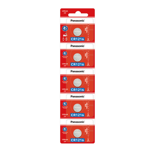 Pilas CR1216 Panasonic 5 pilas - Litio 3V
