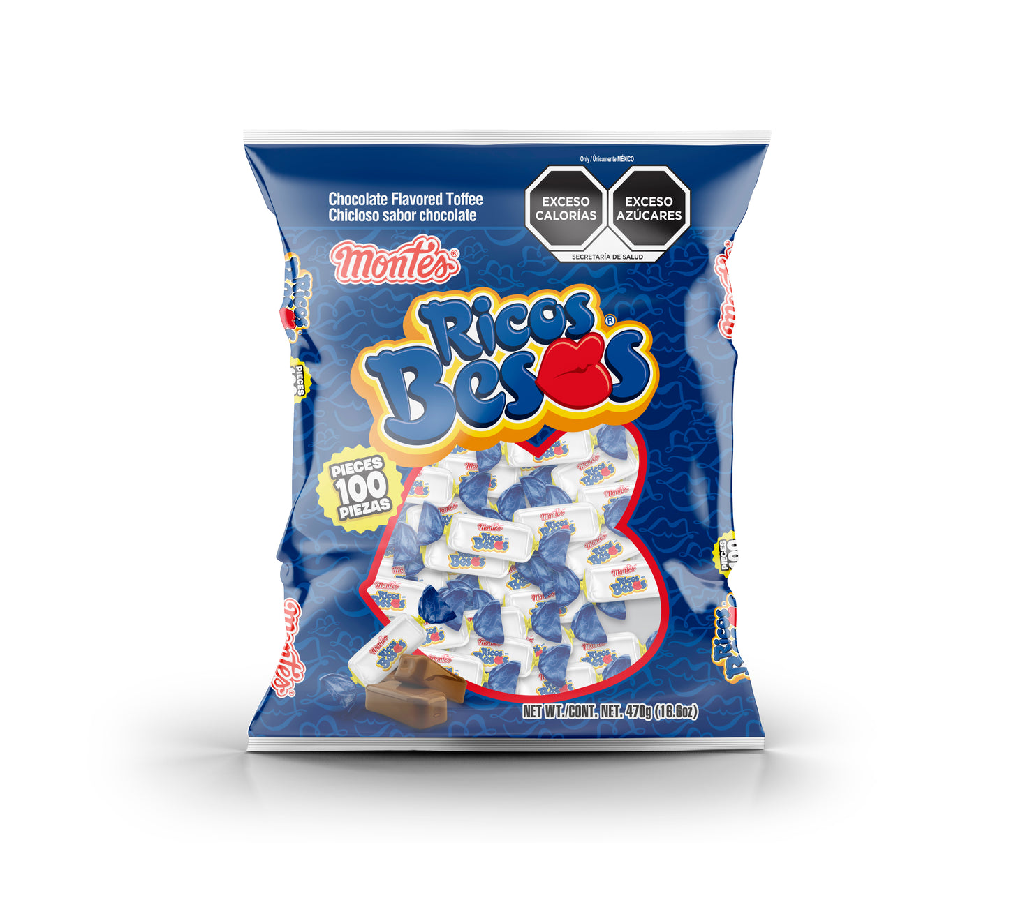 RICOS BESOS 100 PZS DULCES MONTES