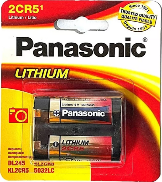 Pila 2CR5 Panasonic - Litio 6V