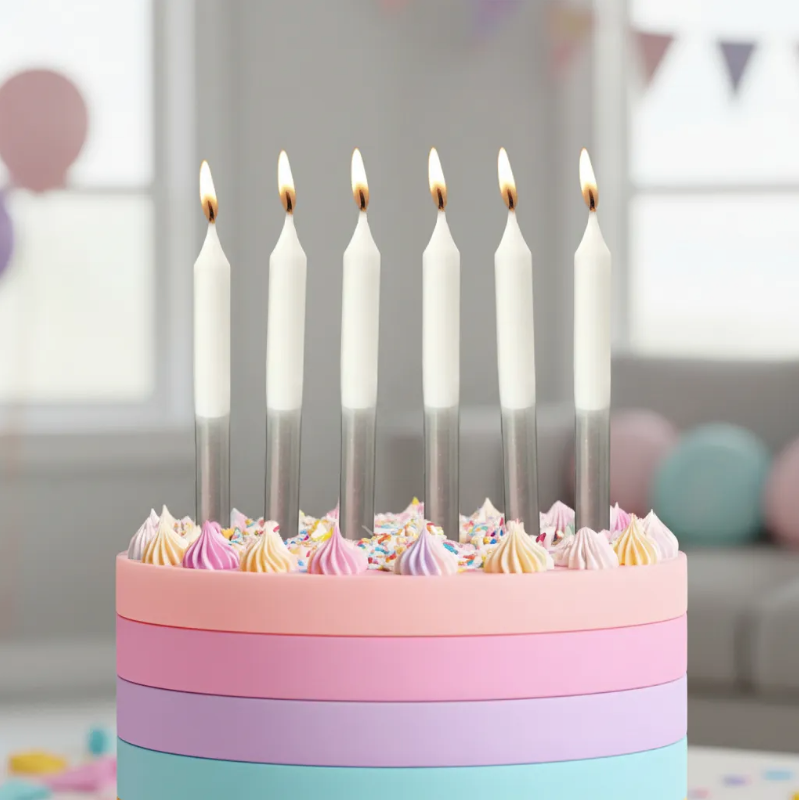 VELAS BICOLOR C/6