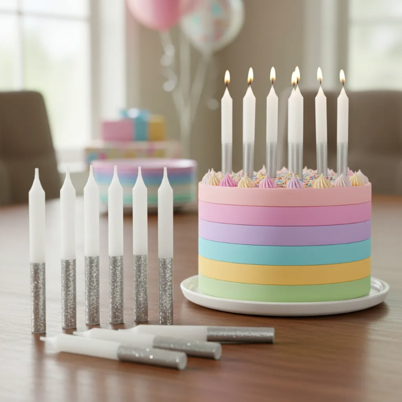 VELAS BICOLOR C/6