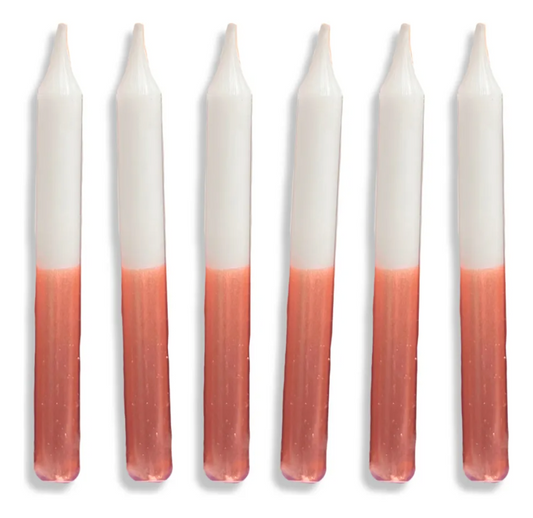 VELAS BICOLOR C/6 ROSA