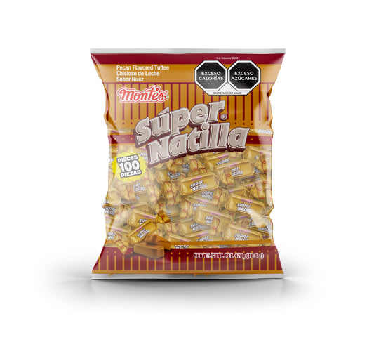 SUPER NATILLA 100 PZS DULCES MONTES