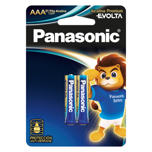 Pilas Panasonic Evolta AAA Alcalinas con 2 pilas